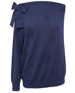 Malo Round-Neck Knitwear - Azul