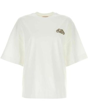McQueen Tops ,Wit ,Oversized T-Shirt