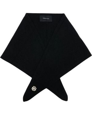 Simone Rocha Winter Scarves - Black
