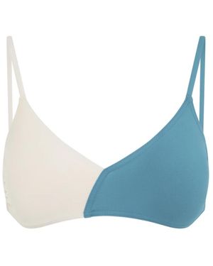 Eres Badmode ,Veelkleurig ,Spandex Dualité Triangle - Blauw