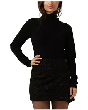 Silvian Heach Truien & Vesten ,Zwart Tops & T-Shirts T-Shirt M/Lunga