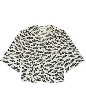 FABIENNE CHAPOT Overhemden ,Zwart ,Rayon Starlet Blouse