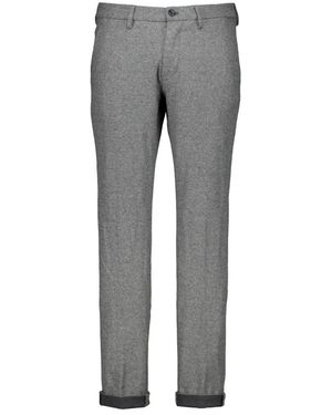 Mason's Slim-Fit Trousers - Grey