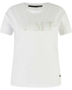 Le Comte T-Shirt Effen - Wit