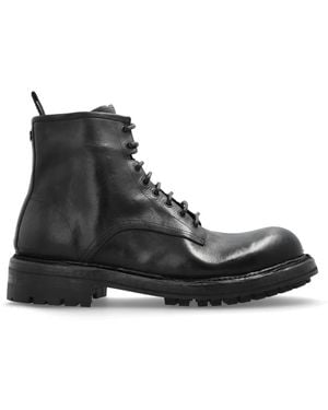 Dolce & Gabbana Lace-Up Boots - Black
