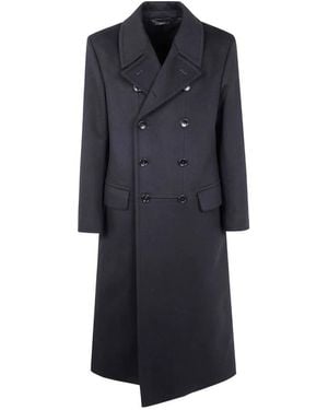 Tom Ford Double-Breasted Coats - Blue