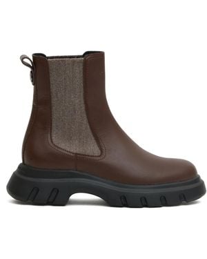 Voile Blanche Brown Boots with Rugged Sole and Ankle Height new Voile Blanche Twilly Chelsea Boots | Shopbop main image 2