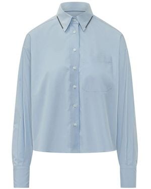Brunello Cucinelli Shirt - Blauw