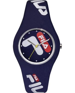 Fila Armbanduhr style 40 mm armband silikon 38-185 - Blau