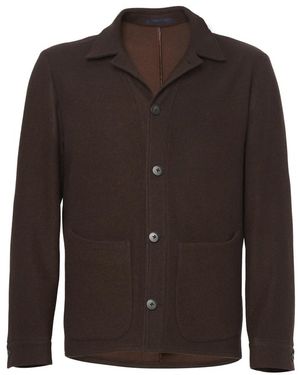 Franzese Collection Jassen ,Bruin ,Wol Agent 007 Kaban Jacket
