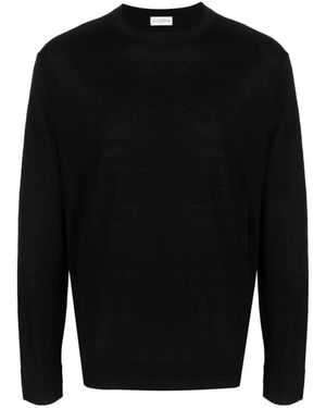 Ballantyne R-Ausschnitt Pullover - Schwarz