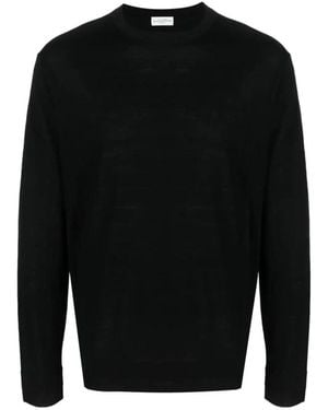 Ballantyne R Neck Pullover - Zwart
