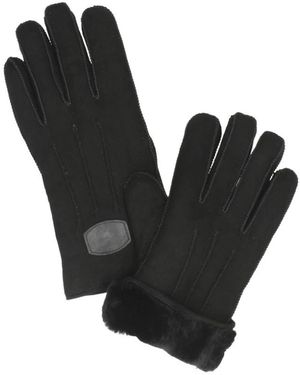Warmbat Wildlederhandschuhe - Schwarz