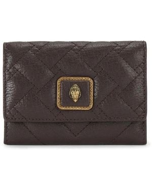 Kurt Geiger Accessoires ,Bruin ,Leer Pimlico Kaarthouder - Zwart