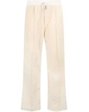 Roberto Cavalli Wide Trousers - Natural