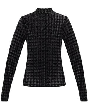 Amiri Ma Quad Flocked Top - Zwart