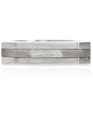 Rick Owens Accessoires ,Grijs ,Crystal Hollywood Ring - Wit