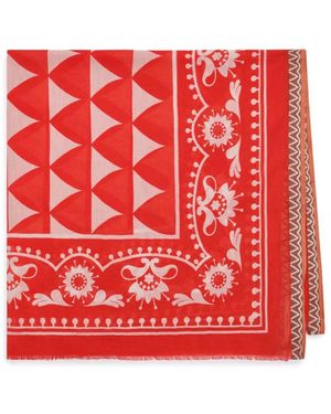 Maliparmi Collection Print Schal 90X90 - Rot
