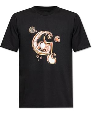 Carhartt T-Shirt Mit Druck - Schwarz