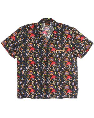 Octopus Short Sleeve Shirts - Noir