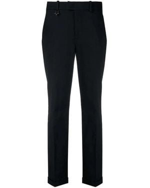 Lorena Antoniazzi Pantalones de lana mezclada a medida - Negro