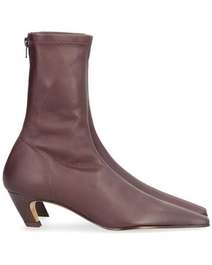 KHAITE Arizona Stretch Enkellaars - Bruin