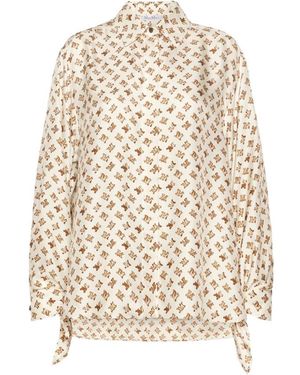 Max Mara Overhemden ,Veelkleurig ,Mxmobice Shirt - Naturel