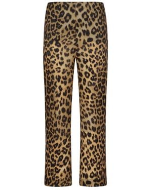 Alberta Ferretti Wide Trousers - Natural
