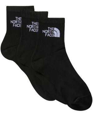 The North Face Fitness ,Zwart ,Leer Multisport Cush Quarter Socks 3P