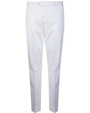 Barba Napoli Suit Trousers - White