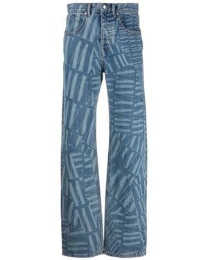 Alexander Wang Gerades Jeans - Blau