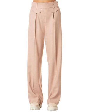 D.exterior Wide Trousers - Rosa