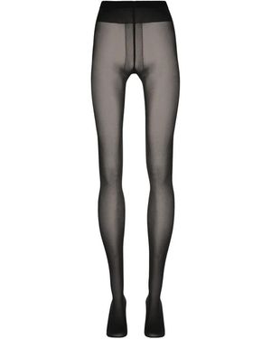 Wolford Ondergoed ,Zwart ,Wol Crystal Tights - Grijs