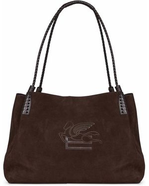 Etro Wildleder-Umhängetasche - Braun