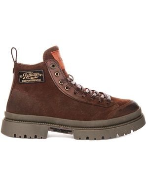 Replay Lace-Up Boots - Brown