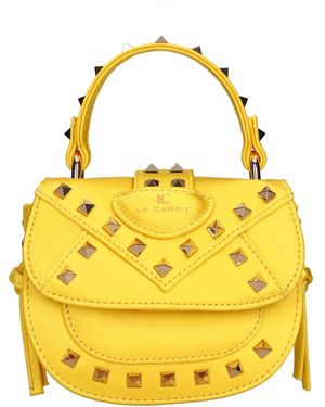 La Carrie Handbags - Yellow