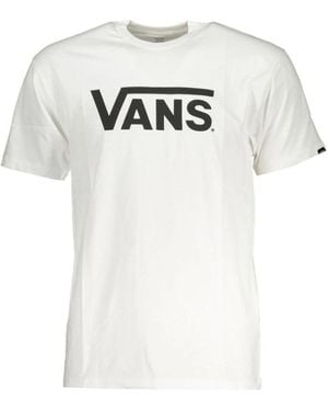 Vans White Cotton Men T