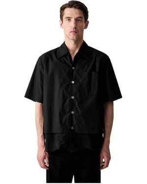 Our Legacy Overhemden ,Zwart ,Katoen Every Shirt Shortsleeve