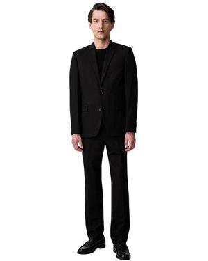 Lindbergh Double Breasted Suits - Negro