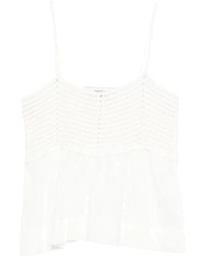 Jucca Sleeveless Tops - White
