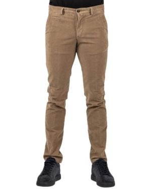 BRIGLIA Slim-Fit Trousers - Neutro