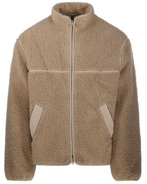 Maison Kitsuné Faux Fur & Shearling Jackets - Brown