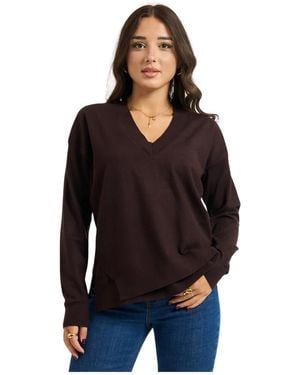 Silvian Heach V-Neck Knitwear - Negro