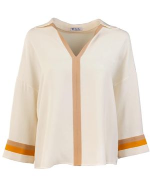 Loro Piana Bluse - Weiß