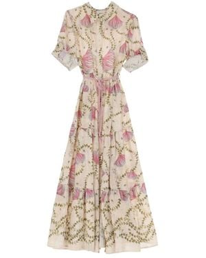 Dixie Midi Dresses - Natural