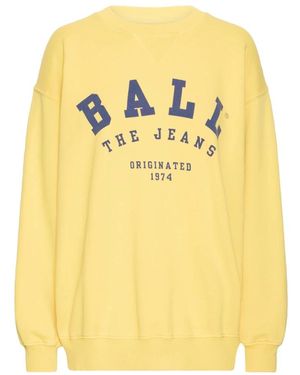 Ball Bamaldini Crew Neck Sweat - Geel