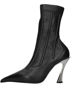 Mugler Heeled Boots - Noir