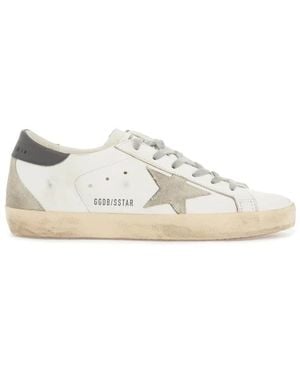 Golden Goose Super-star leder sneakers - Weiß
