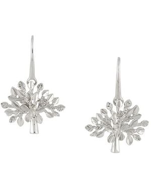 Mulberry Tree Dropped Earrings - Mettallic