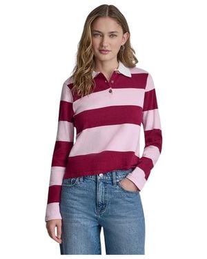 DKNY Polo Shirts - Rojo